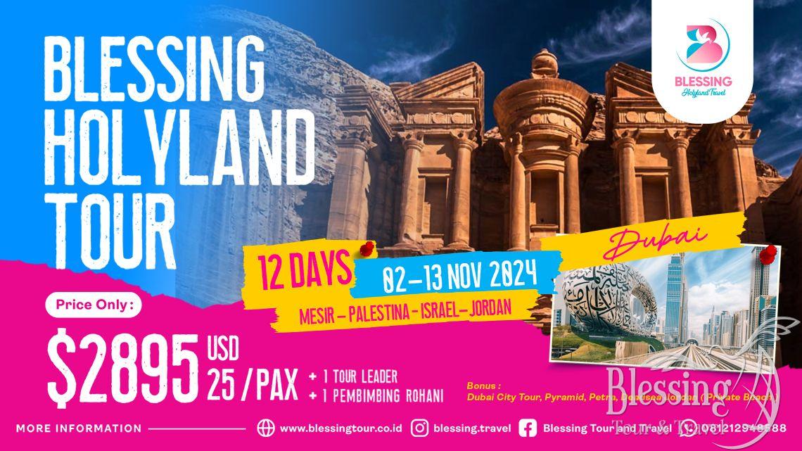 PAKET DUBAI - MESIR - ISRAEL - JORDAN 02 NOV'24