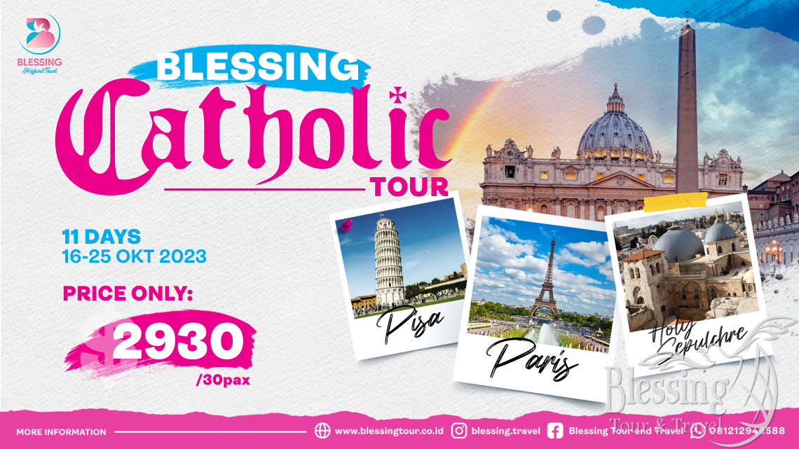 BLESSING CATHOLIC EUROPE TOUR OCTOBER 11 DAYS