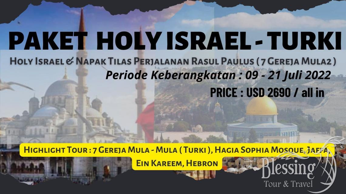Paket Israel + Turki ( 7 Gereja Mula2 )