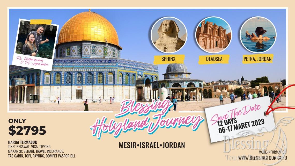 PAKET MESIR-ISRAEL-JORDAN MARET 2023 (12 DAYS)