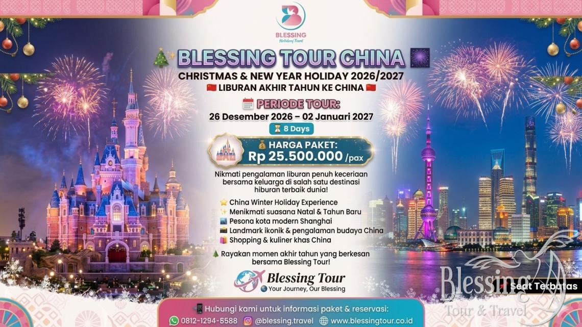 TOUR HOLIDAY CHRISTMAS AND NEW YEAR IN CHINA