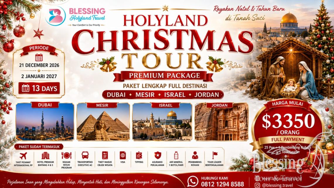 TOUR HOLY CHRISTMAS AND NEW YEAR IN HOLYLAND