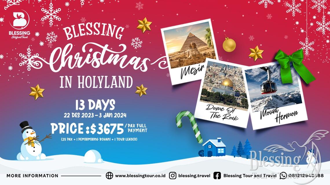 TOUR HOLY CHRISTMAS IN ISRAEL/NEW YEAR IN EGYPT