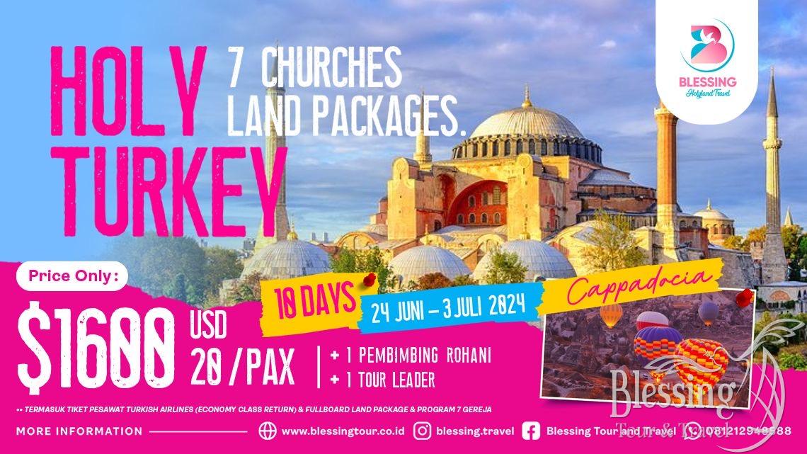 TOUR LIBUR  ANAK SEKOLAH HOLY TURKI  24 JUNI’24