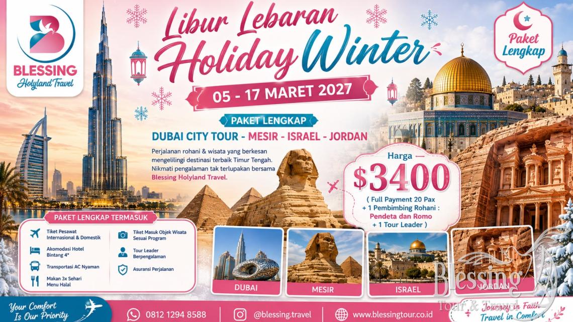 TOUR LIBUR LEBARAN WINTER SEASON 05 MARET 2027