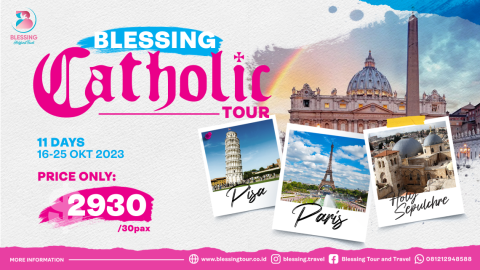 BLESSING CATHOLIC EUROPE TOUR OCTOBER 11 DAYS