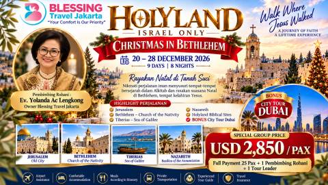 Tour Christmas In Israel 20 December 2024