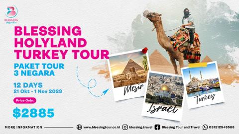 TOUR HOLYLAND MESIR^ISRAEL^TURKI 21 OCTOBER 